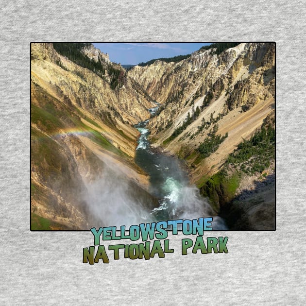 Yellowstone National Park - Lower Falls of the Yellowstone River by gorff